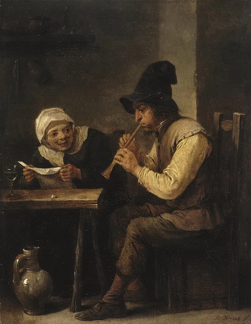 Il duetto - suonatori, Hermitage Museum